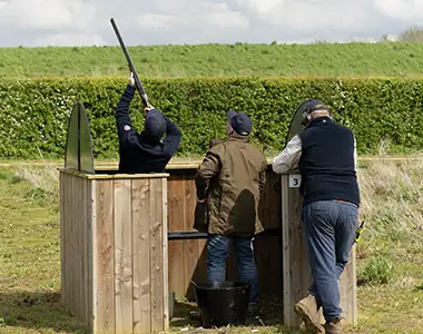Simulated game shooting in Lincolnshire