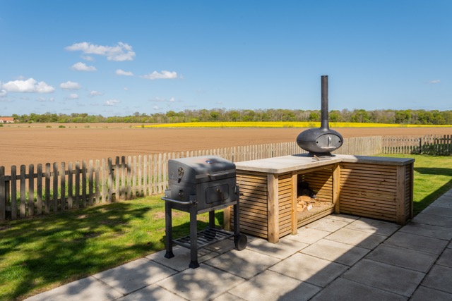 Outdoor BBQ at one of the Dyson leisure properties